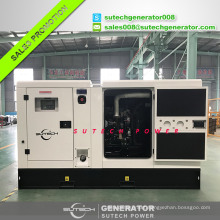 Soundproof silent 90kva diesel generator price with UK engine 1104A-44TG2